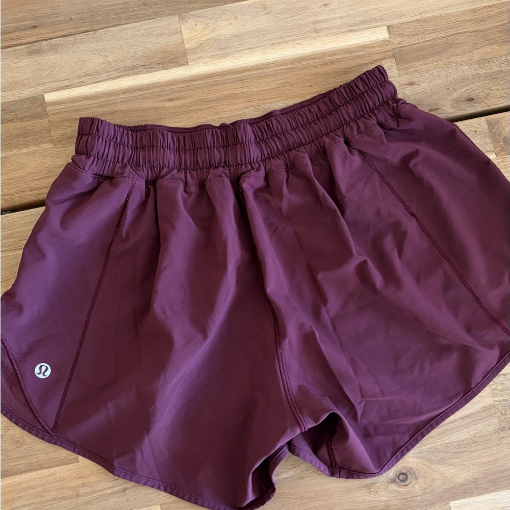 lululemon athletica Women's Dark Red Athletic Shorts